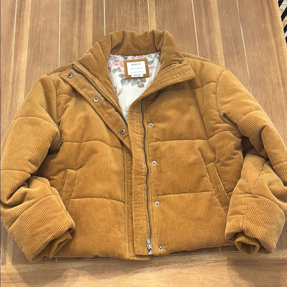 RVCA Corduroy Puffer Jacket